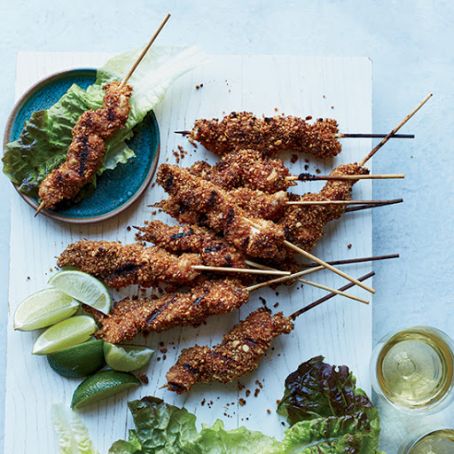 West African Chicken Kebabs