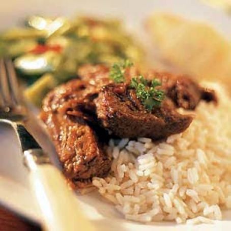 Beef Roast, French Onion With Rice