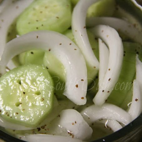 Cucumber and Onion Salad