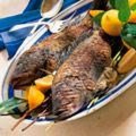 Mediterranean Grilled Sea Bass