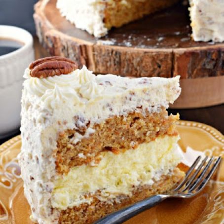 Carrot Cake Cheesecake Cake