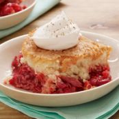 Rhubarb Dump Cake
