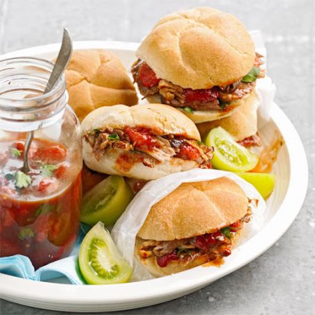 Pulled Pork with Strawberry BBQ Sauce