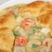 Mom's Fabulous Chicken Pot Pie with Biscuit Crust