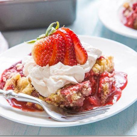 Strawberry Dump Cake