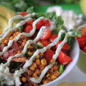 BLT Chopped Salad with Herb & Yogurt Dressing