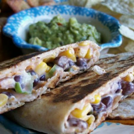 Corn and Black Bean Quesadillas