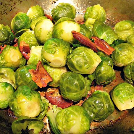 Maple,Bacon Brussels Sprouts