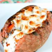 Baked Sweet Potatoes with Marshmallow Pecan Topping Recipe