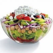 Layered Mediterranean Salad (Weight Watchers)