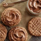 Crispy Chocolate Peanut Butter Cookies