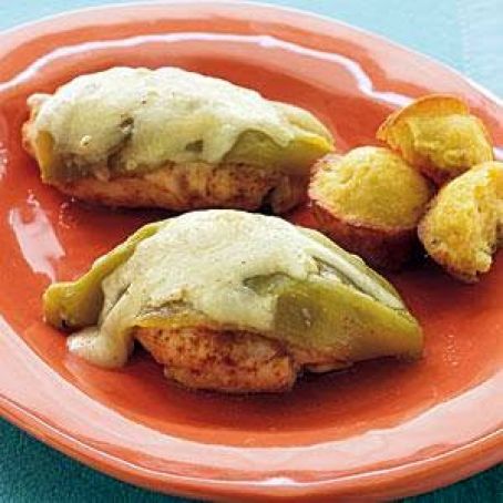 Smothered Green Chili Pepper Chicken