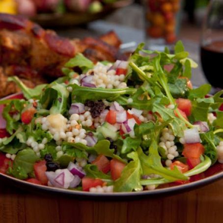 Israeli Couscous and Arugula Salad