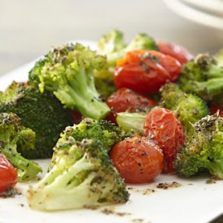 Roasted Broccoli & Tomatoes Recipe