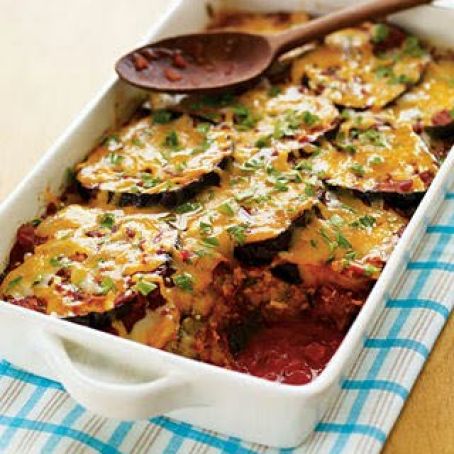 Cheesy Mexican Eggplant