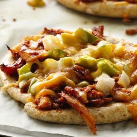 Mini BBQ Chicken Pizzas