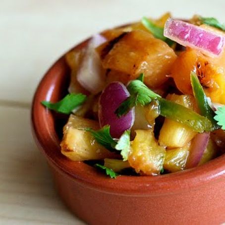 Grilled Pineapple Salsa