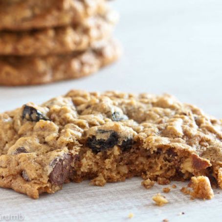 Chocolate-Chunk Oatmeal Cookies with Pecans and Dried Cherries From America's Test Kitchen