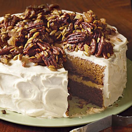 Brown Butter Pumpkin Layer Cake