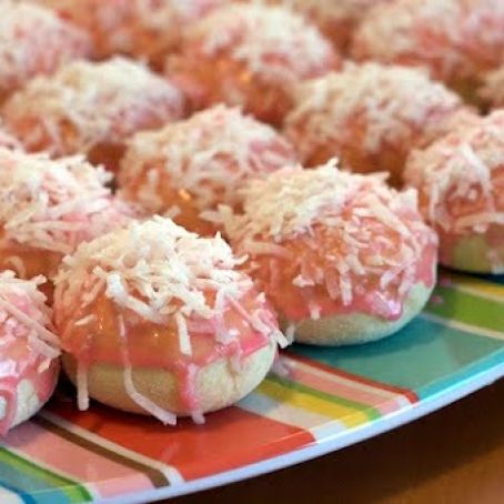 Baked Feather Boa Doughnuts
