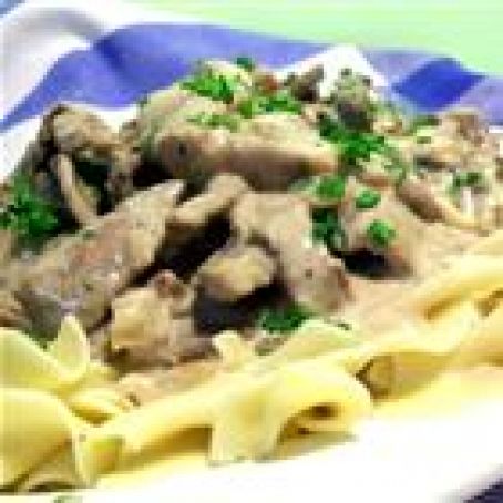 Slow Cooker Beef Stroganoff