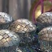 Discoball Cupcakes