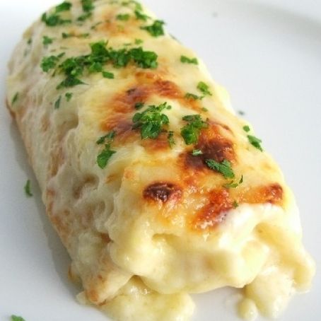 Creamy Chicken-Filled Crepes