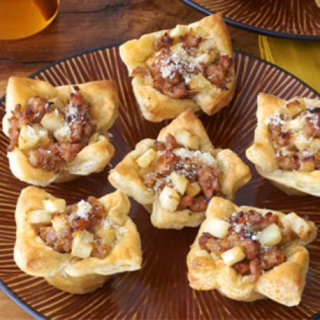 Savory Sausage Apple Tarts