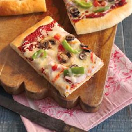 Veggie Thick Crust Sheet Pizza