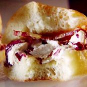 Curried Chicken Sandwich with Radicchio and Pancetta