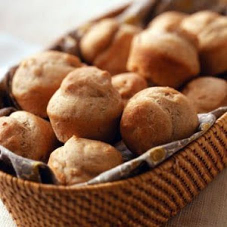 No Knead-Whole Wheat Rolls