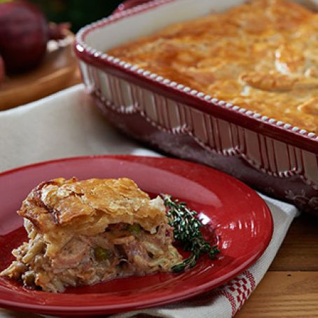 Turkey Tetrazzini Pot Pie