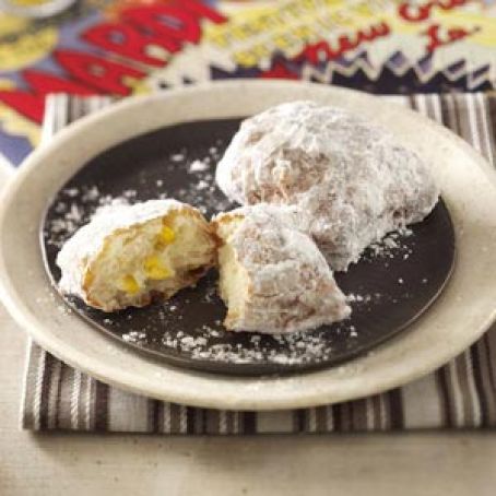Sweet Corn Beignets with Bacon-Sugar Dust Recipe