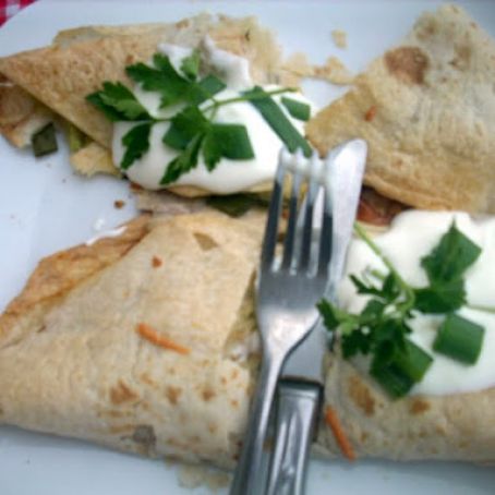 Tel mex quesadillas(with chicken)