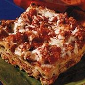 Sausage, Cheese and Basil Lasagna