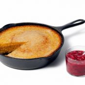 Alex Guarnaschelli's Skillet Cornbread With Strawberry Jam