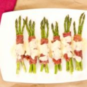 Asparagus Wrapped in Prosciutto with Beurre Blanc