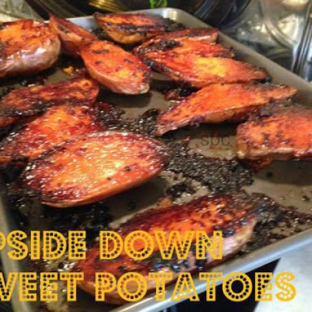 Upside Down Sweet Potatoes