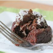 Raw Chocolate Coconut Cupcakes with Avocado Frosting