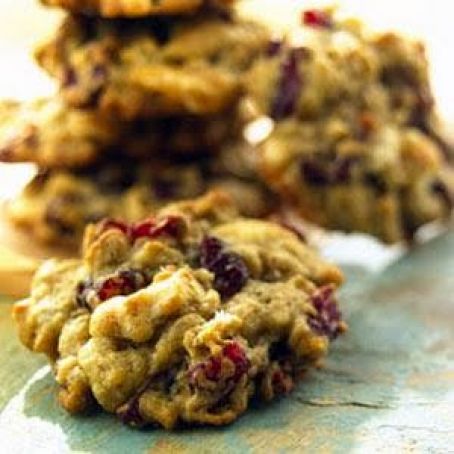 Oatmeal Cranberry White Chocolate Chunk Cookies