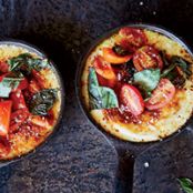 Provoleta with Oregano and Tomatoes