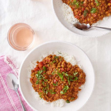 Slow Cooker Coconut Lentil Curry