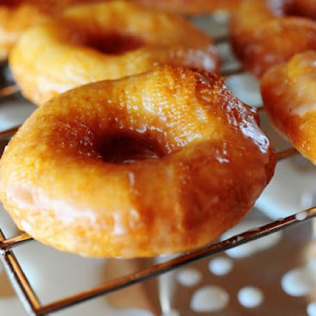 Homemade Glazed Doughnuts