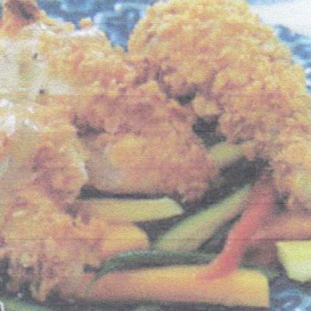 CRISPY OVEN FRIED CHICKEN WITH SAGE GRAVY