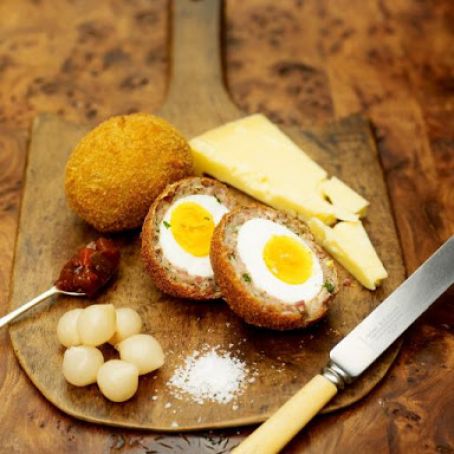 Scotch Eggs with Mustard Sauce