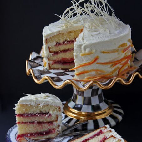 White Chocolate Christmas Cake