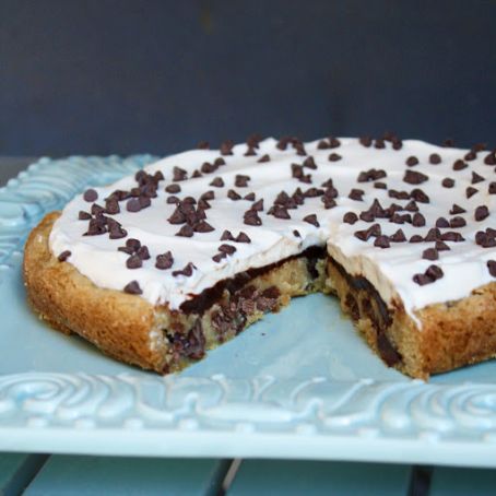 Chocolate Chip Cookie and Cream Tart
