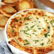 Hot Onion & Cheese Soufflé Dip