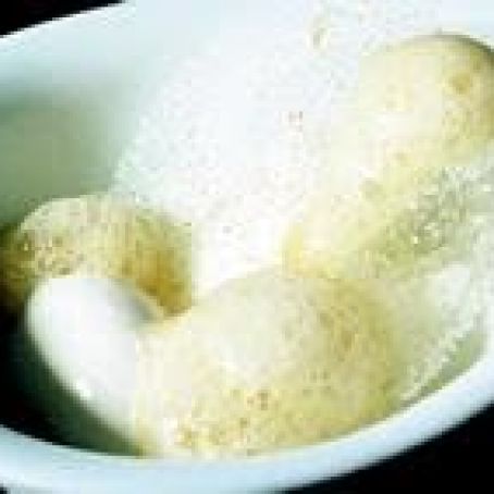 Wasabi Ice Cream with Lemon and Sansho