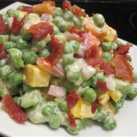 Green Pea Salad With Cheese